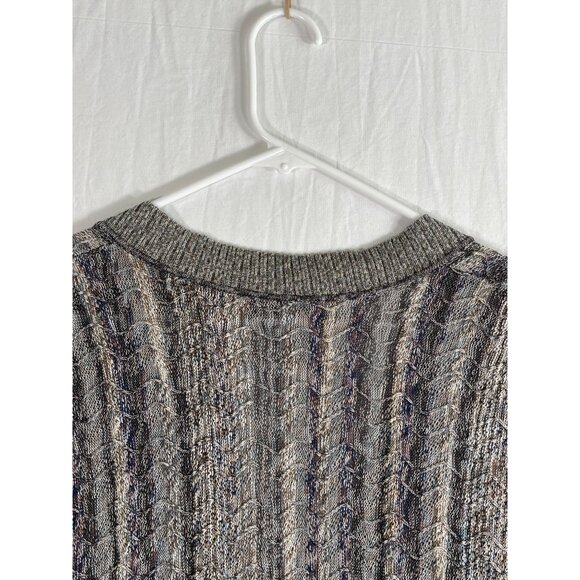 PERUVIAN CONNECTION Knit Cardigan Sweater Button Front - Picture 6 of 9